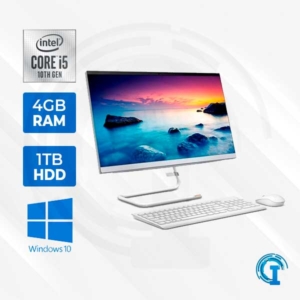 ALL-IN-ONE LENOVO IDEACENTRE A340, 23.8 FHD IPS,INTEL CORE I5-10210U, 1.60GHZ, 4GB D