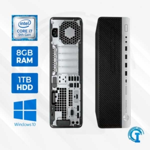COMPUTADORA HP ELITEDESK 800 G5 SFF, INTEL CORE I7-9700 3.00GHZ, 8GB DDR4, 1TB SATA.
