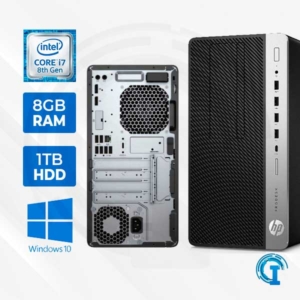 COMPUTADORA HP PRODESK 600 G4 SFF, INTEL CORE I7-8700 3.20GHZ, 8GB DDR4, 1TB SATA