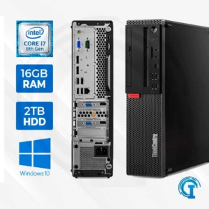 COMPUTADORA LENOVO M920S, INTEL CORE I7-8700 3.20GHZ, 16GB DDR4, 2TB SATA, V-PRO
