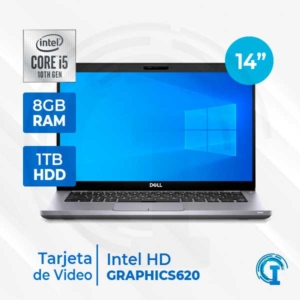 NOTEBOOK DELL LATITUDE 5410, 14 HD, INTEL CORE I5-10210U 1.60GHZ, 8GB DDR4, 1TB SATA