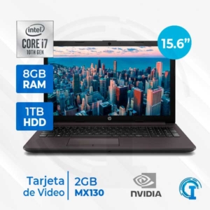NOTEBOOK HP 250 G7 15.6 HD WLED SVA, INTEL CORE I7-1065G7 1.3GHZ, 8GB DDR4, 1TB SATA