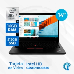 NOTEBOOK LENOVO THINKPAD T14 14.0 HD, CORE I7-10510U 1.80GHZ, 16GB DDR4, 512GB SSD