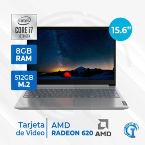 Notebook Lenovo ThinkBook 15 IML, 15.6  FHD, Intel Core i7-10510U 1.80GHz, 8GB DDR4