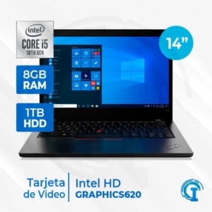 Notebook Lenovo ThinkPad L14 14.0 LCD HD, Intel Core i5-10210U 1.6GHz, 8GB DDR4, 1TB SATA