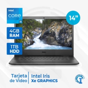 Notebook Dell Vostro 14 3400, 14  HD, Core i5-1135G7 de hasta 4.2GHz, 4GB DDR4, 1TB SATA