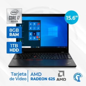 Notebook Lenovo Thinkpad L15, 15.6" HD, Intel Core i7-10510U, 8GB DDR4, 1TB HDD