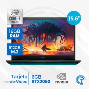 Notebook Dell G5 5500, 15.6  FHD, Core i7-10750H, 2.60GHz, 16GB (2x8GB)DDR4, 512GB M.2 SSD