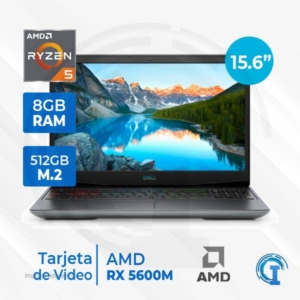 Notebook G5 15 5505 15.6  FHD, AMD Ryzen 5 4600H 3.00GHz 8GB DDR4, 512GB M.2 SSD