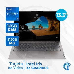 Notebook Lenovo ThinkBook 13s G2 ITL, 13.3, Core i7-1165G7  16GB DDR4