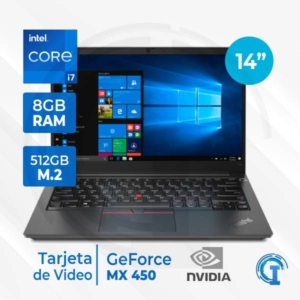 Notebook Lenovo ThinkPad E14 Gen 2, 14 IPS, Core i7-1165G7, 8GB DDR4